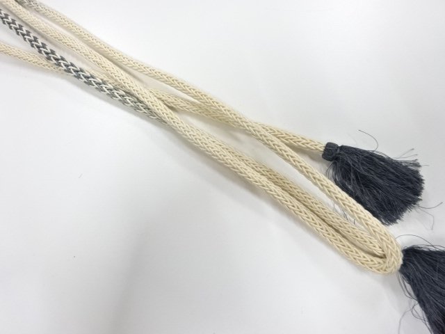 正絹　夏手組帯締め